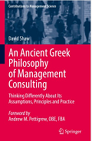 Book cover 'An Ancient Greek Philosophy of Management Consulting'