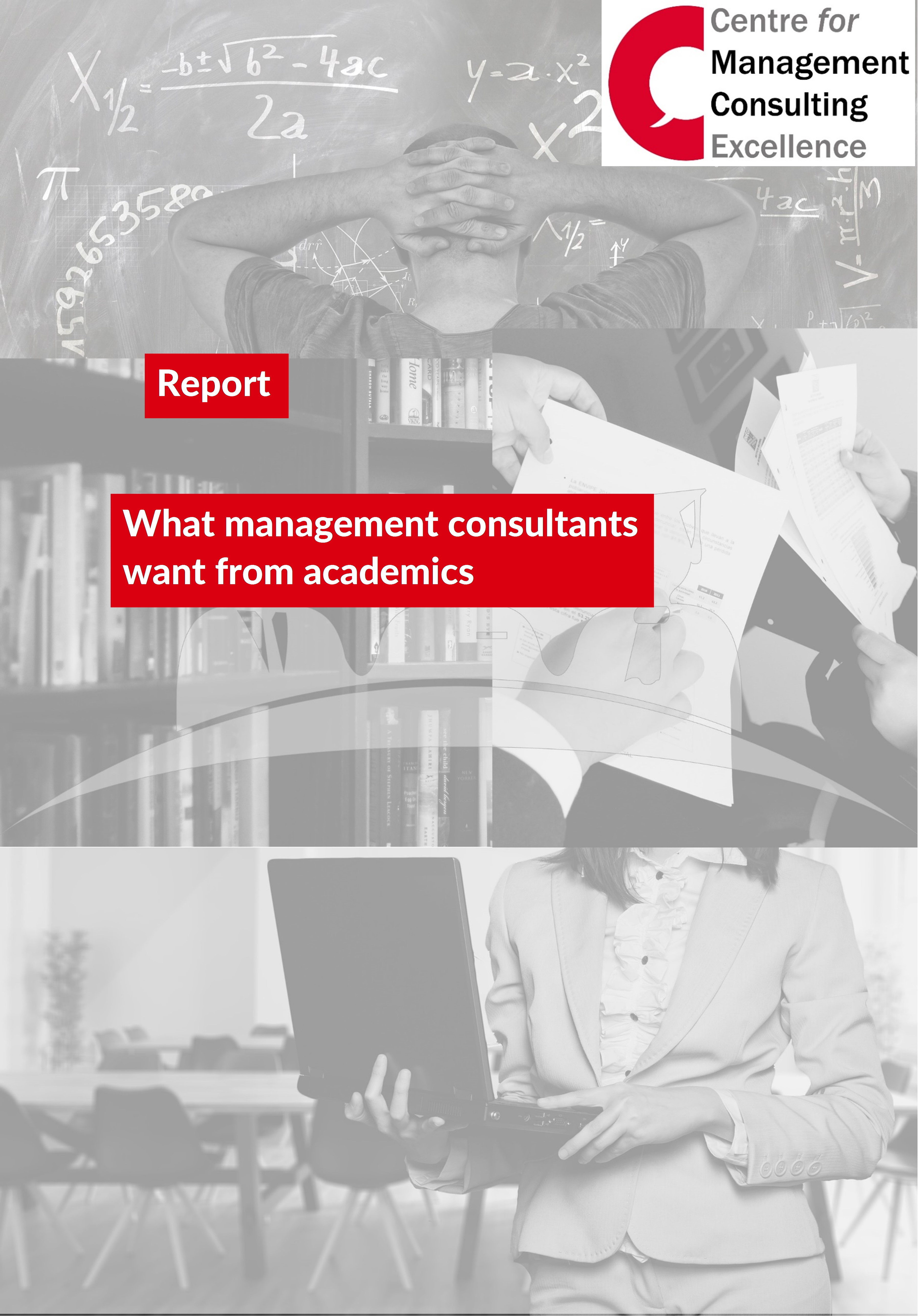 'What management consultants want from academics' report cover