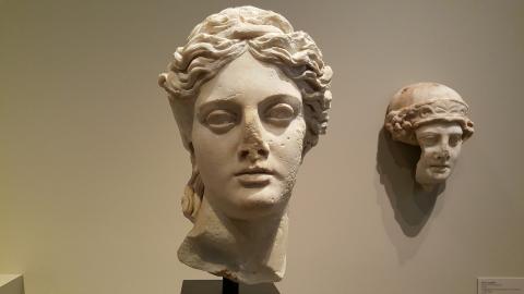 Head of Greek godess