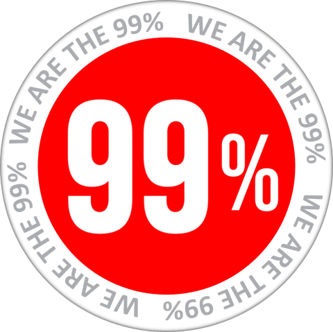 A logo reading 99 percent
