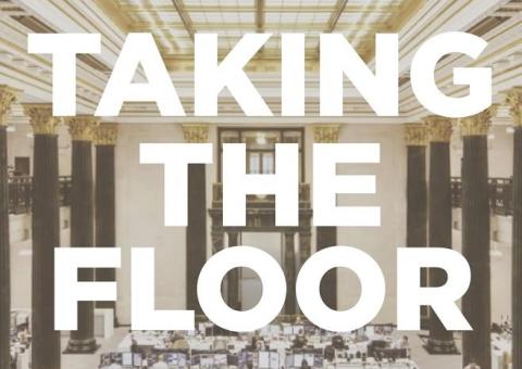 'Taking the floor' book cover